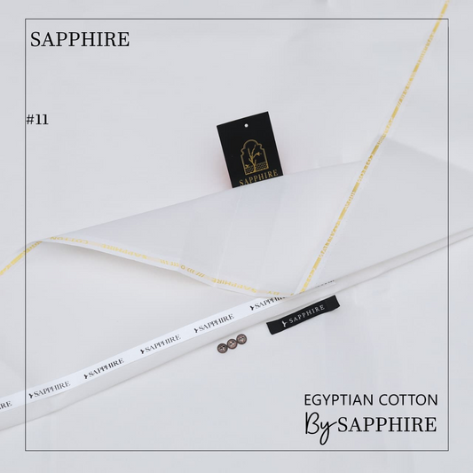 Sapphire Men’s Premium Egyptian Cotton – Unstitched Summer Collection