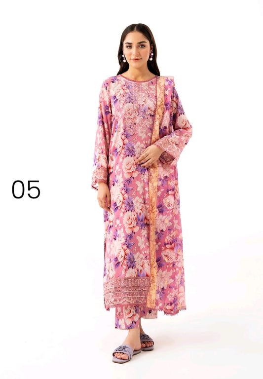 Morja by Gull Jee | 3-Piece Embroidered Lawn Suit | BS COLLECTION