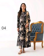 Morja by Gull Jee - Design No. 12 - Premium 3-Piece Printed Lawn