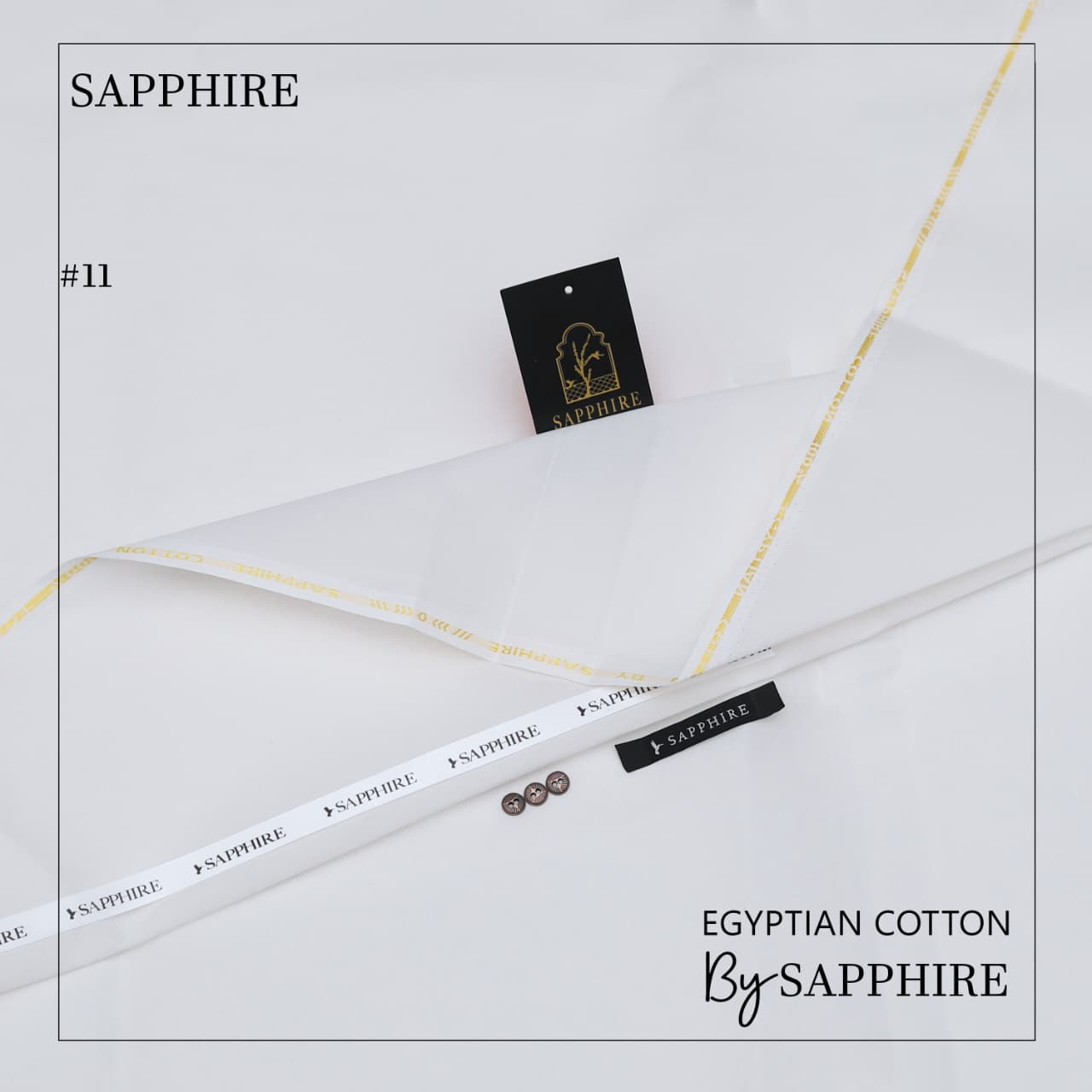 Sapphire Men’s Premium Egyptian Cotton – Unstitched Summer Collection