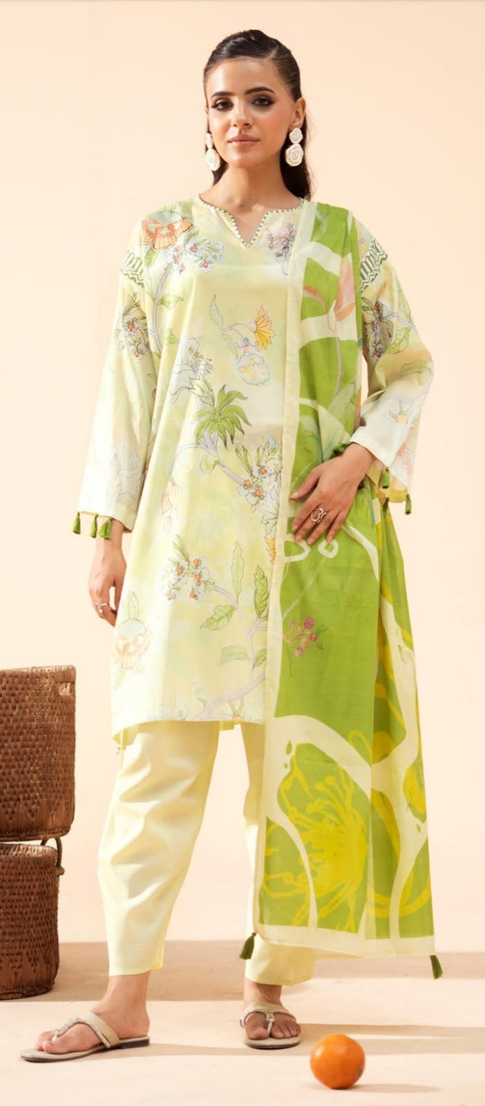 Premium Poplin Lawn Printed 3-Piece Suite – Summer '26 Collection