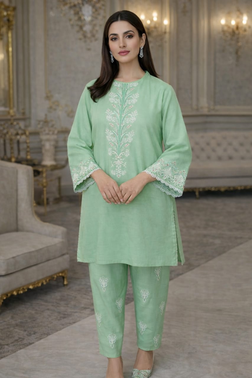 Lawn Emborided collection